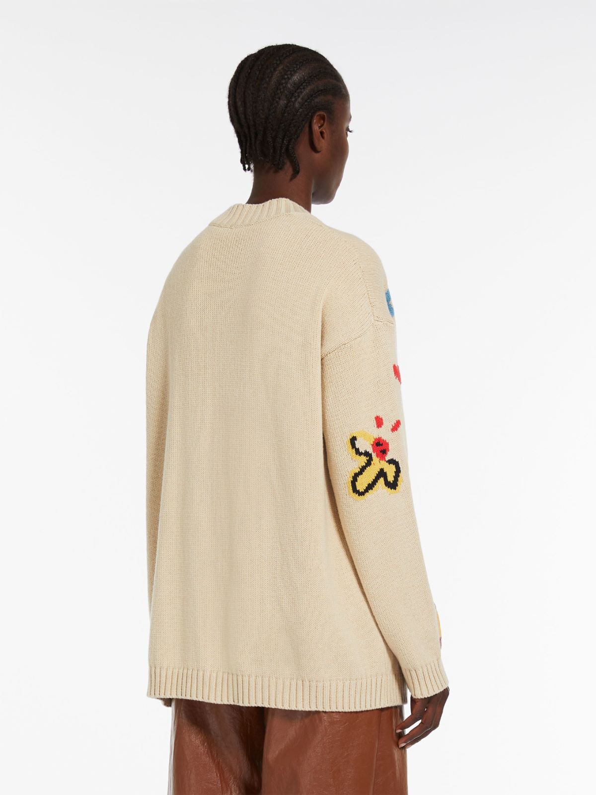 Cardigan in cotone fantasia