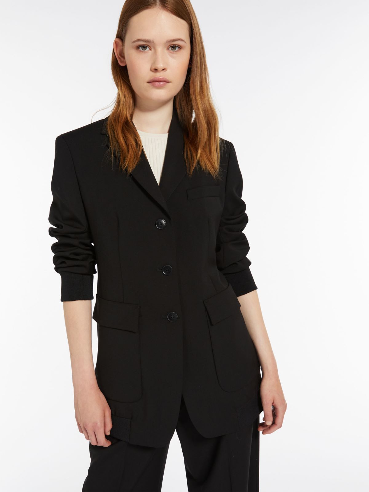 Giacca monopetto in lana