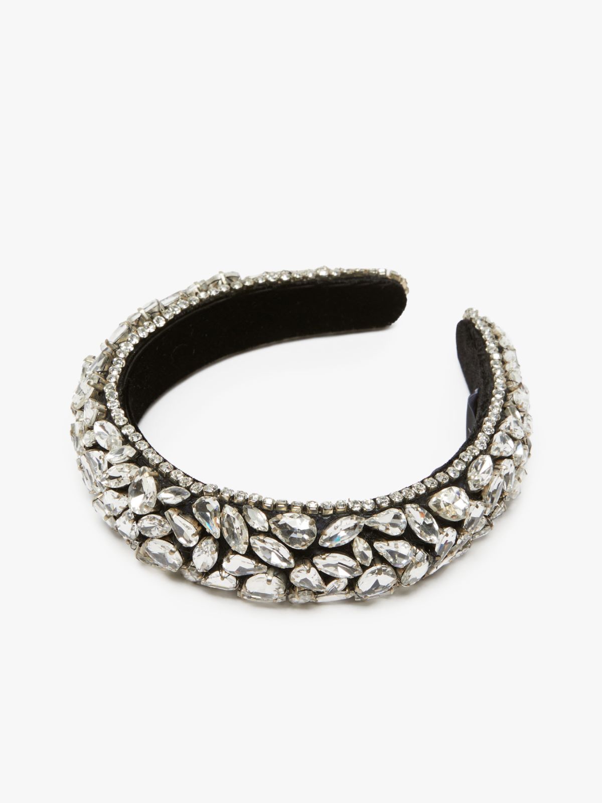 Cerchietto con perline e strass