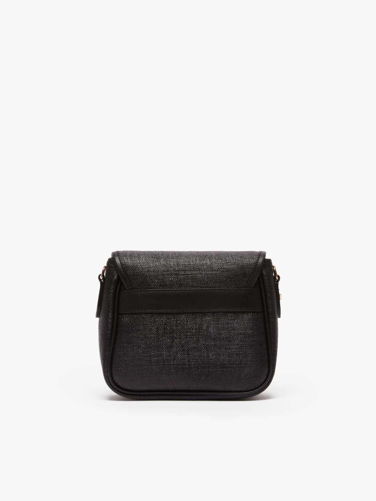 Borsa a tracolla effetto rafia