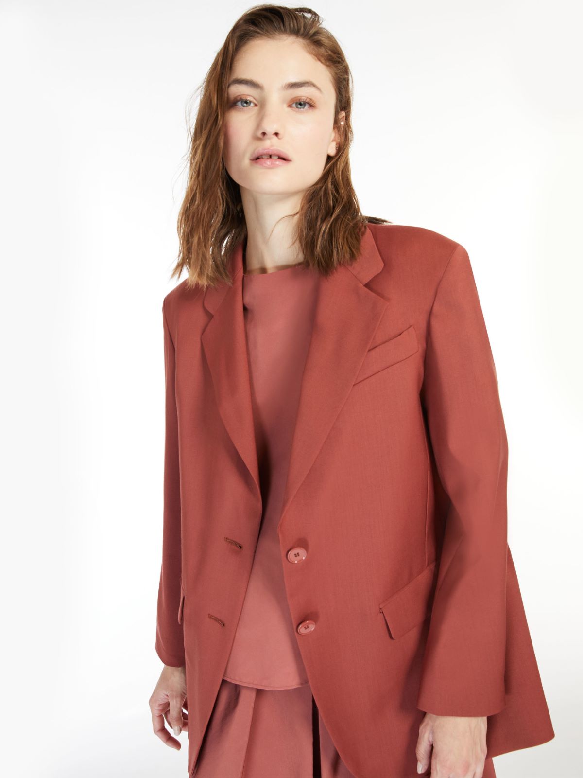 Blazer in tela di lana