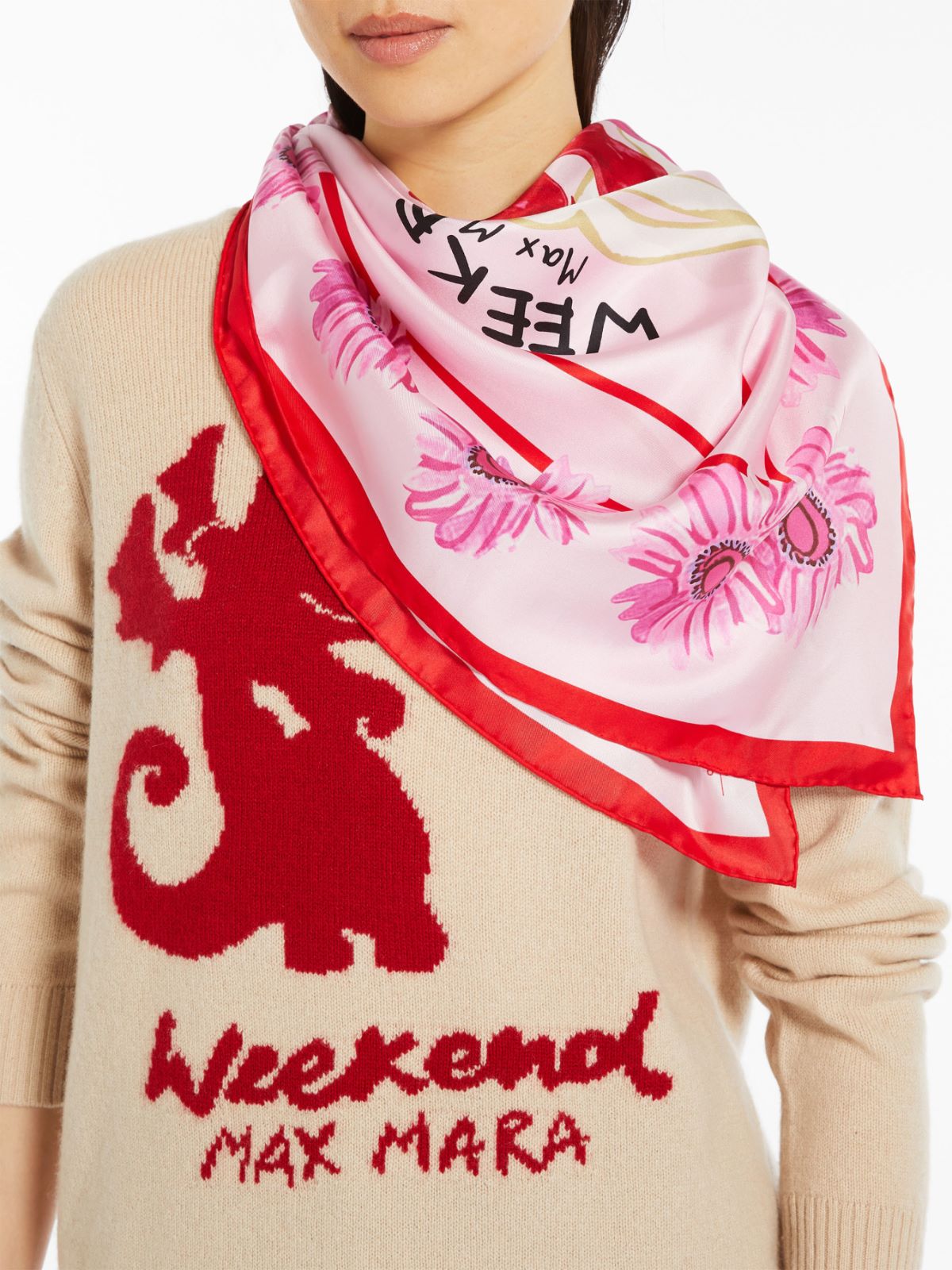 Foulard in twill di seta