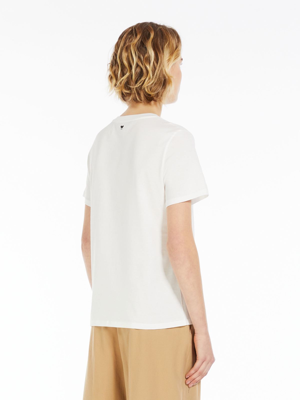 T-shirt in jersey con stampa