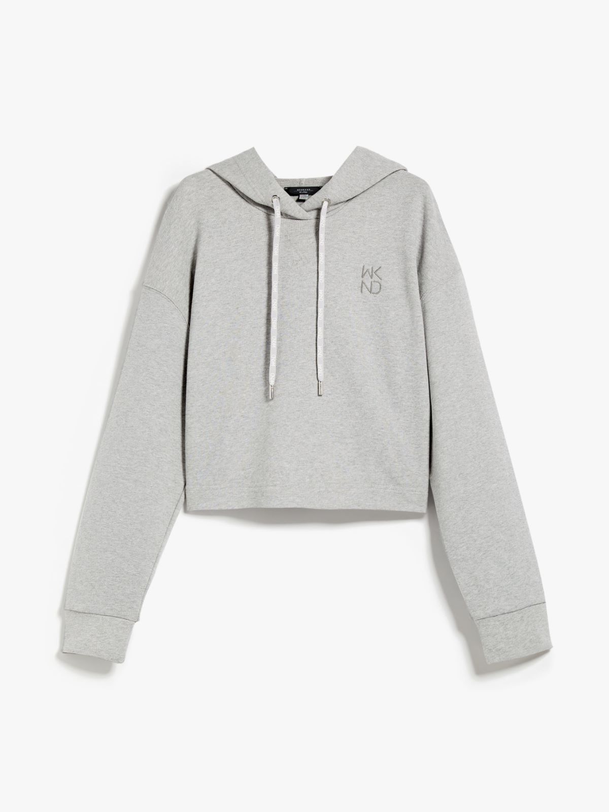 Felpa boxy in cotone organico