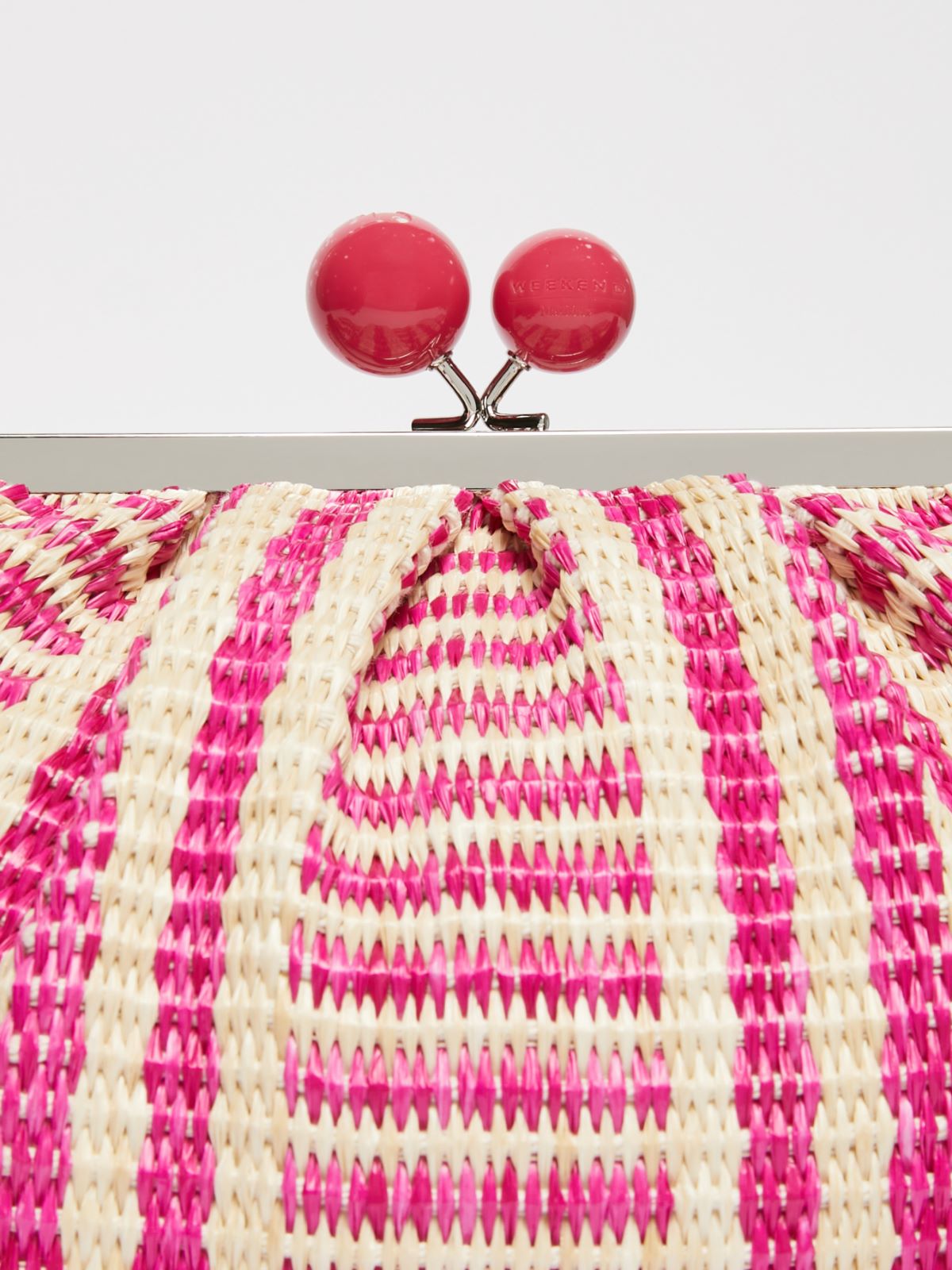 Pasticcino Bag Medium effetto rafia jacquard