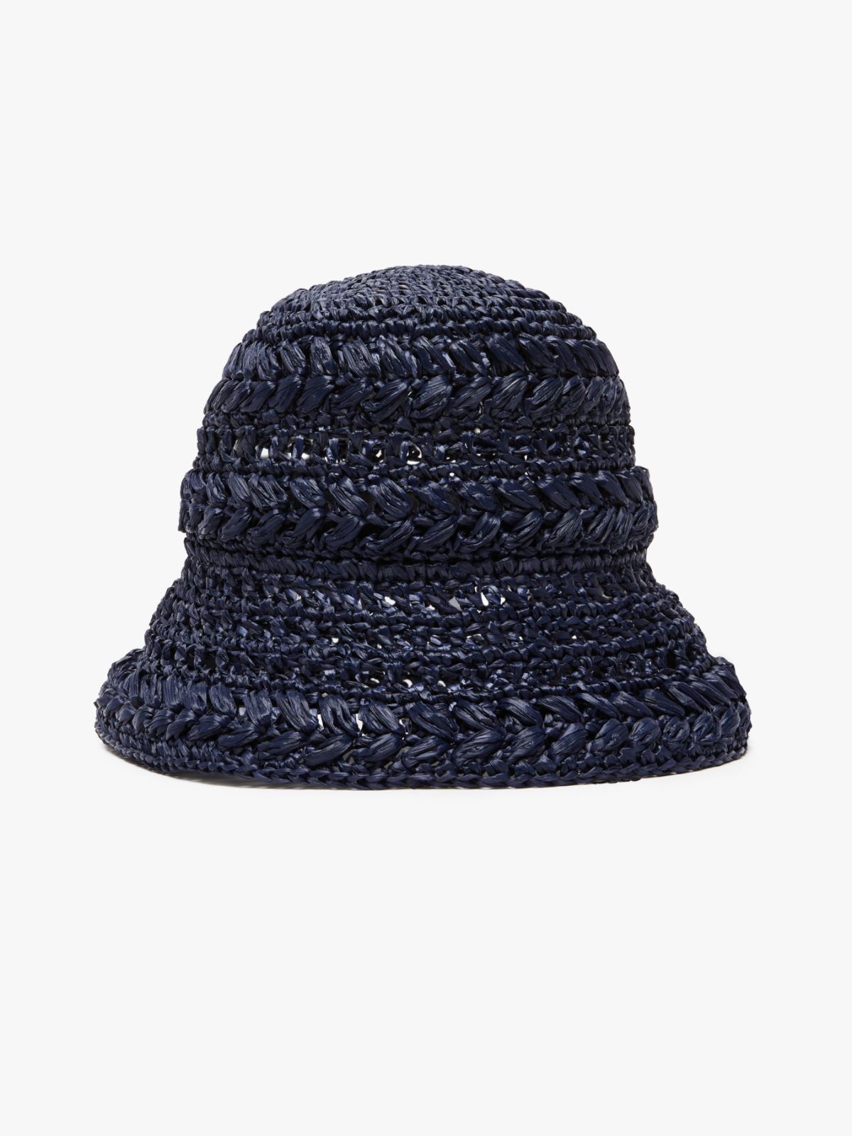 Cappello in rafia crochet