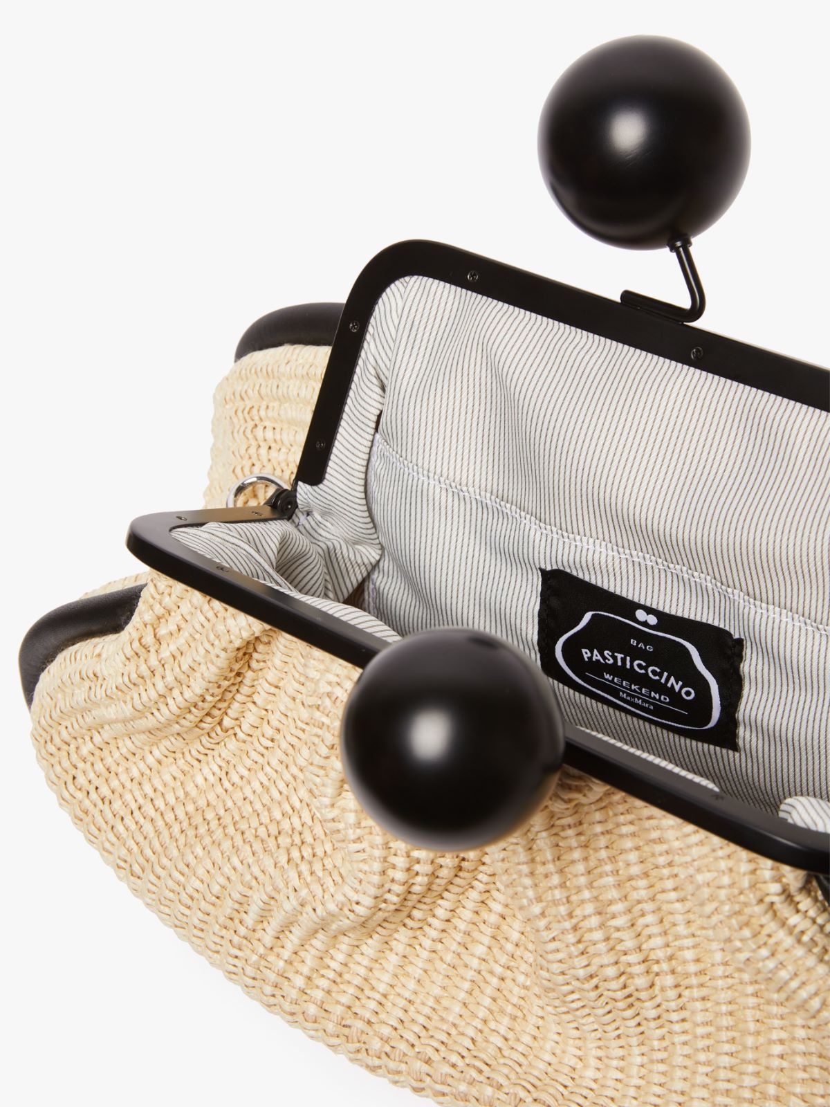 Pasticcino Bag Large effetto rafia