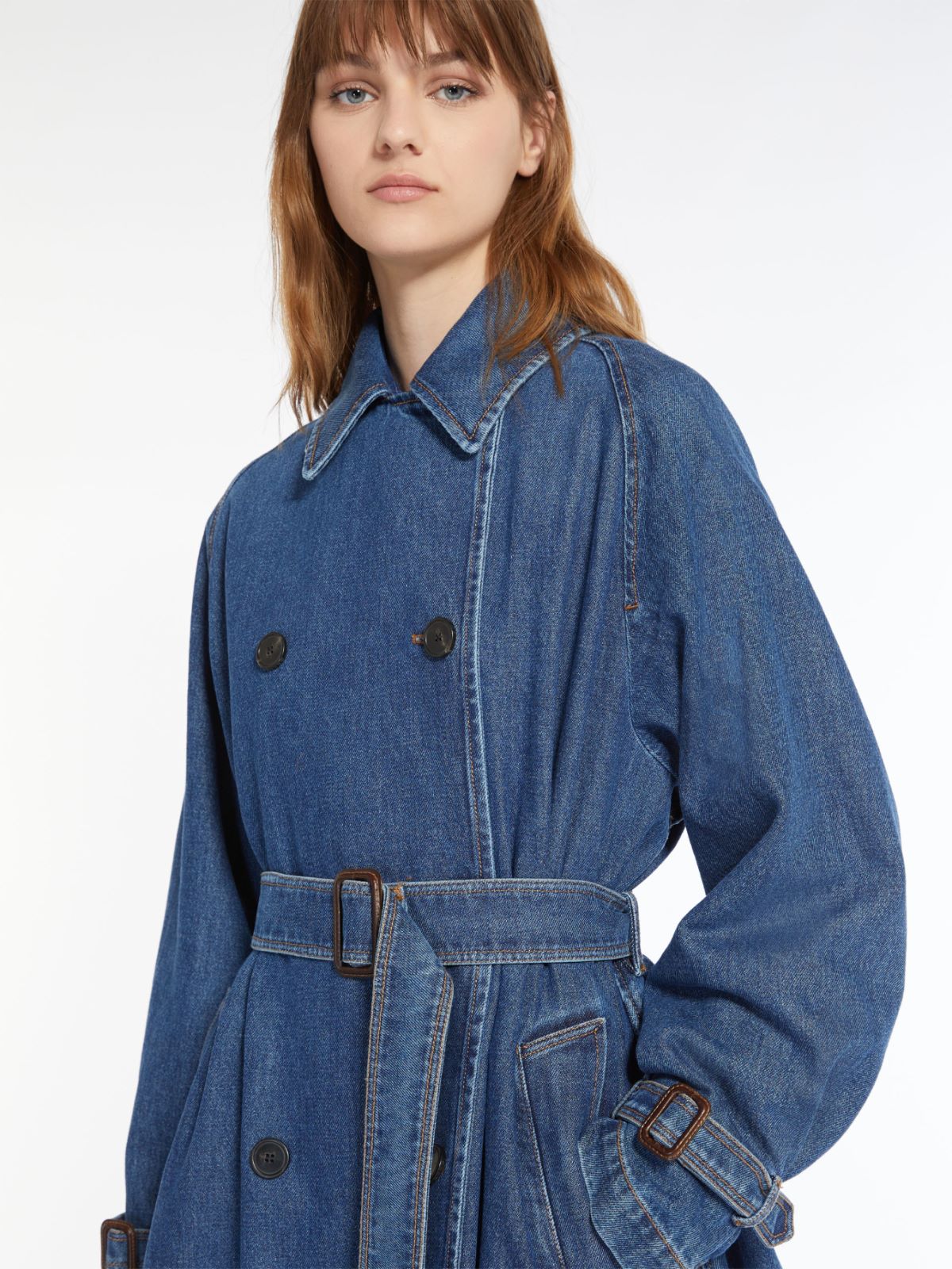 Trench in denim