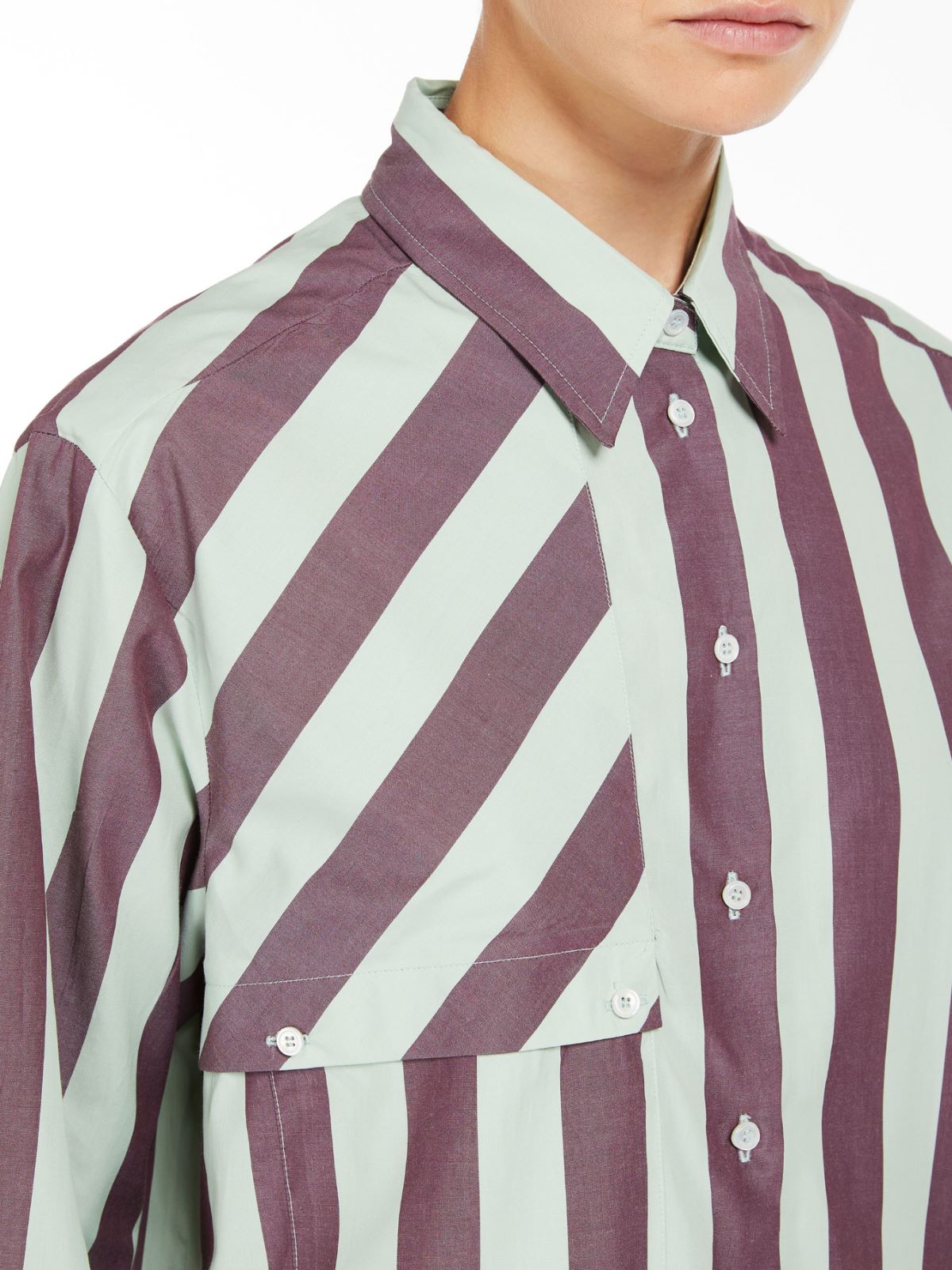 Casacca in popeline di cotone