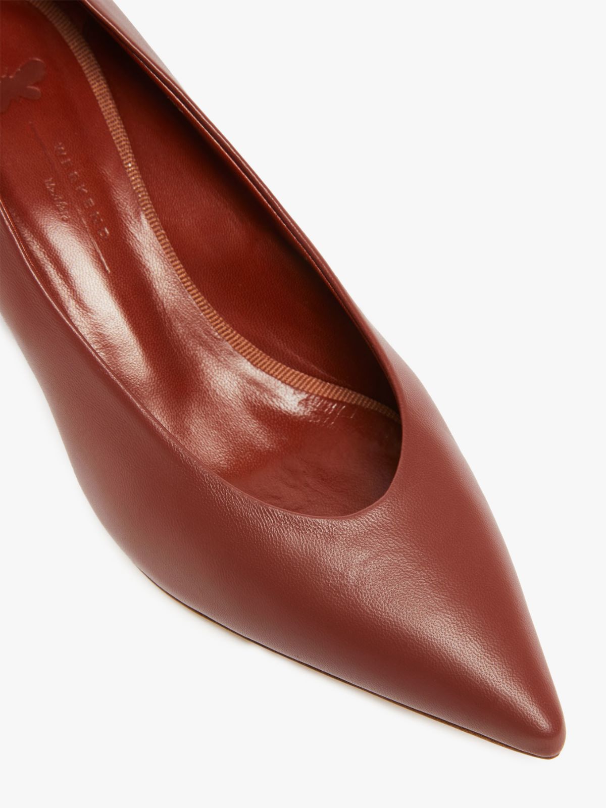 Pump in nappa con maxi boule