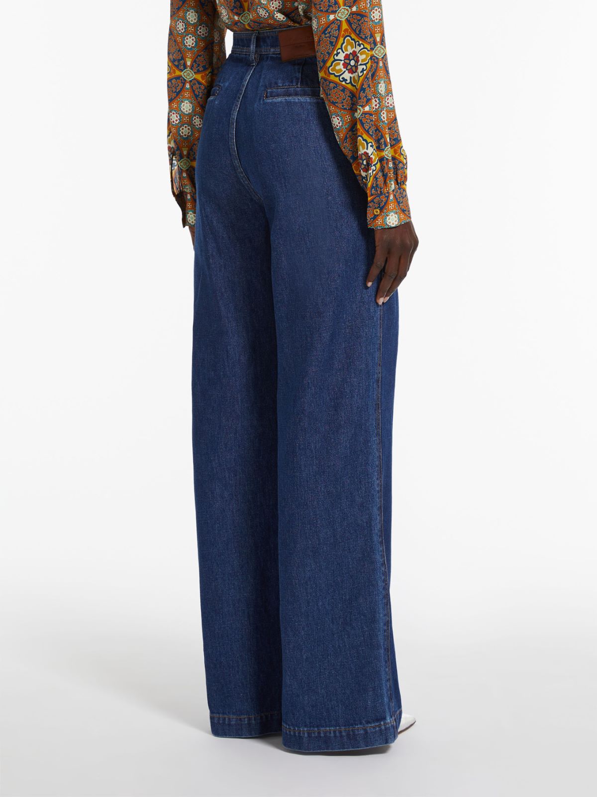 Pantalone in denim di cotone