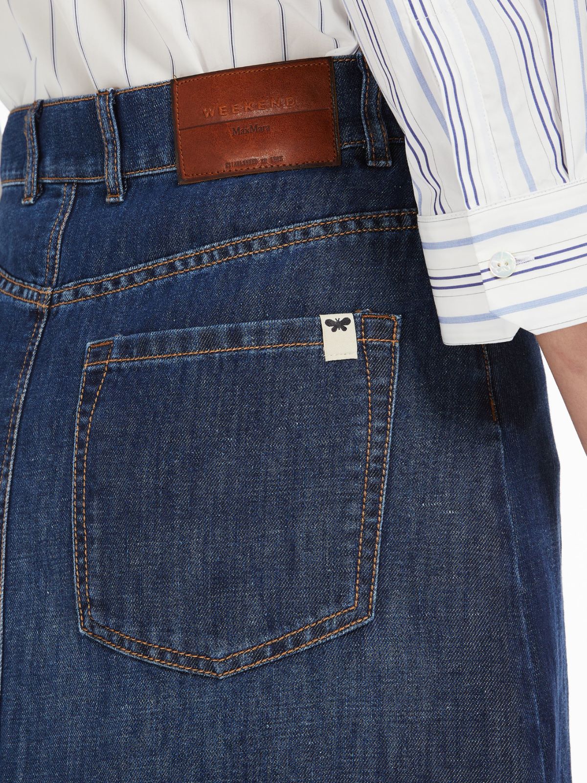 Gonna lunga in denim