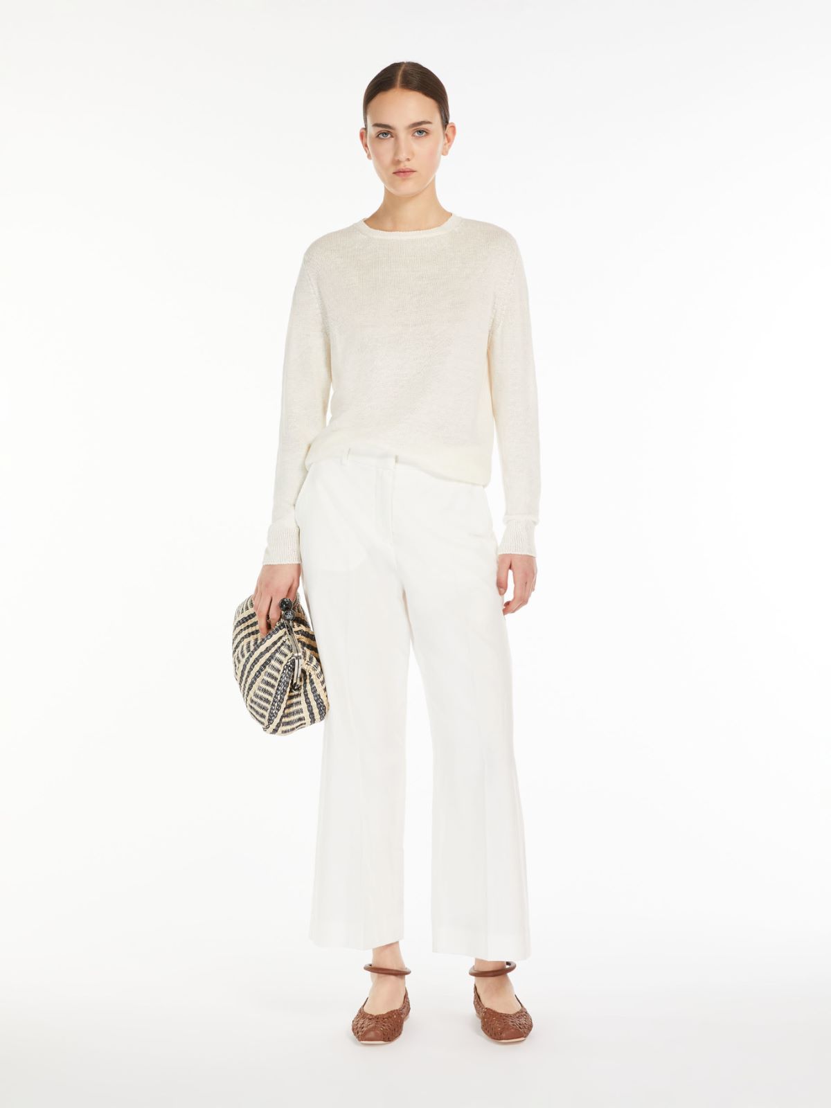 Maglia in filato di lino