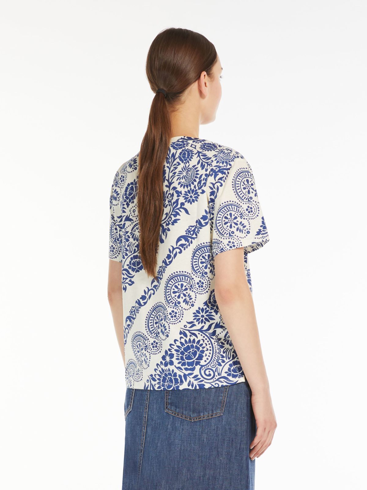 T-shirt in jersey di cotone organico