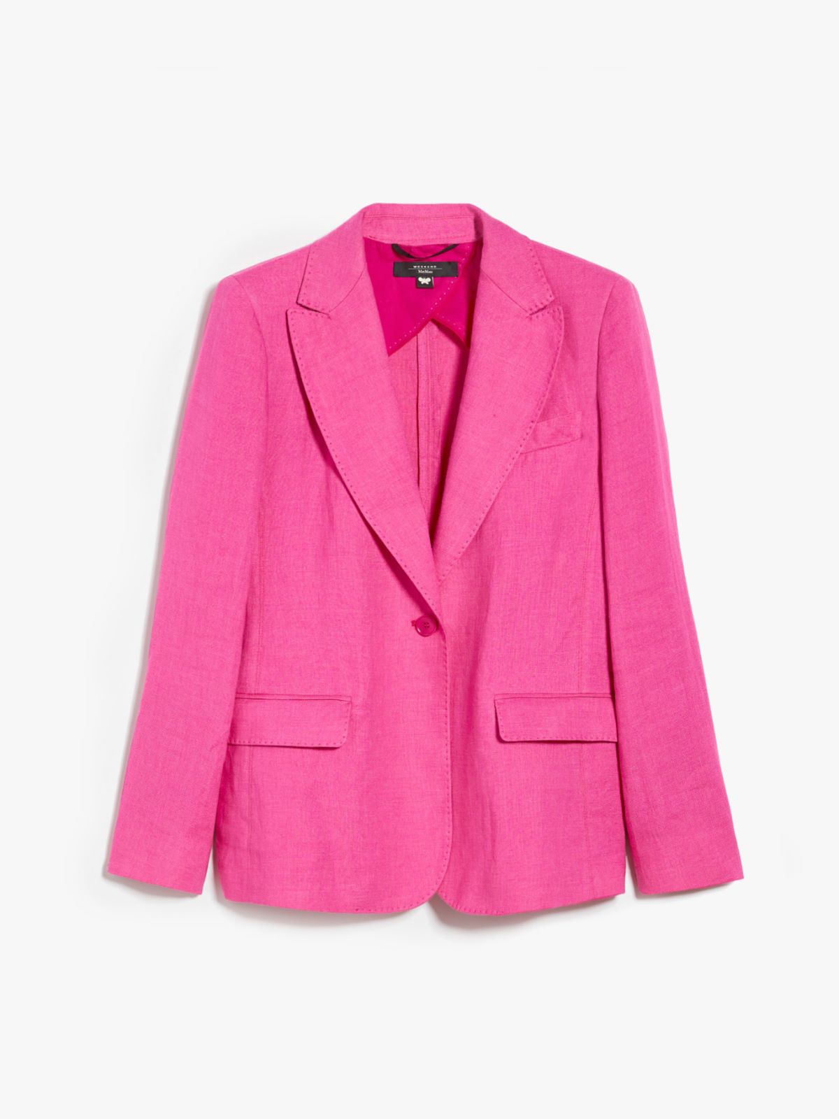 Blazer monopetto in lino