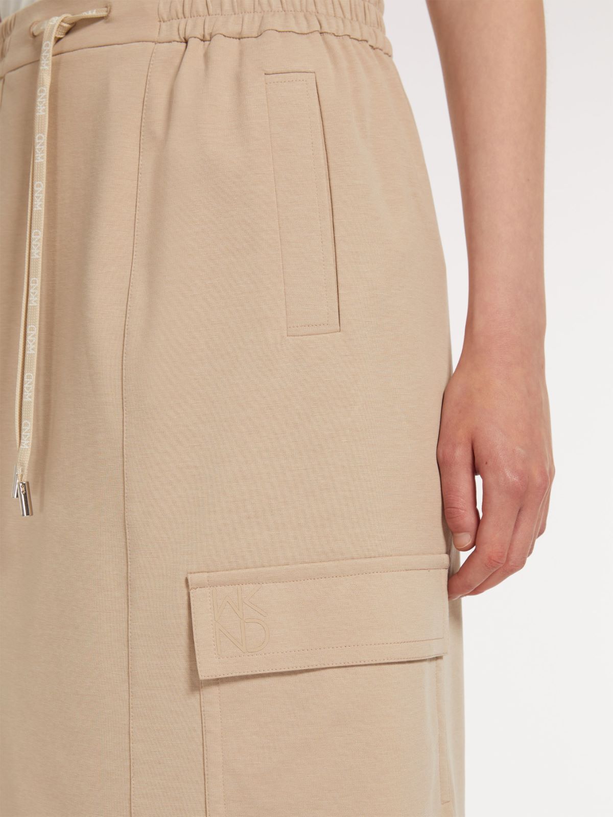 Gonna in jersey con coulisse