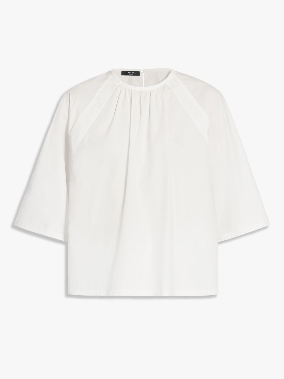 Blusa morbida in popeline di cotone