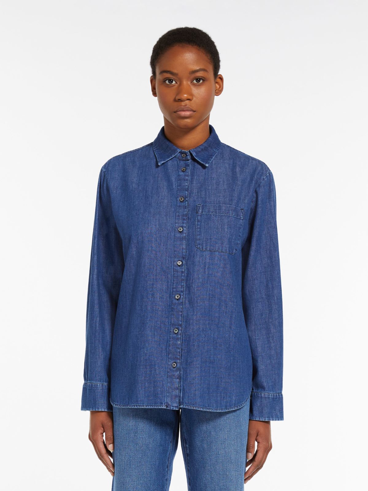 Camicia in denim di cotone