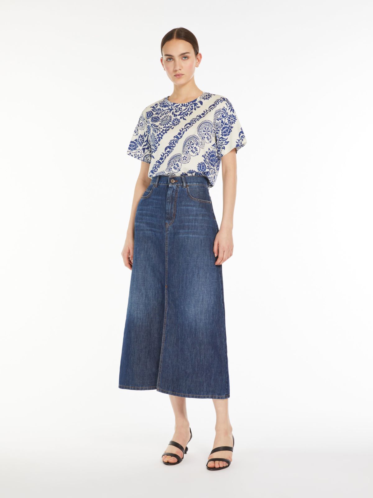 T-shirt in jersey di cotone organico