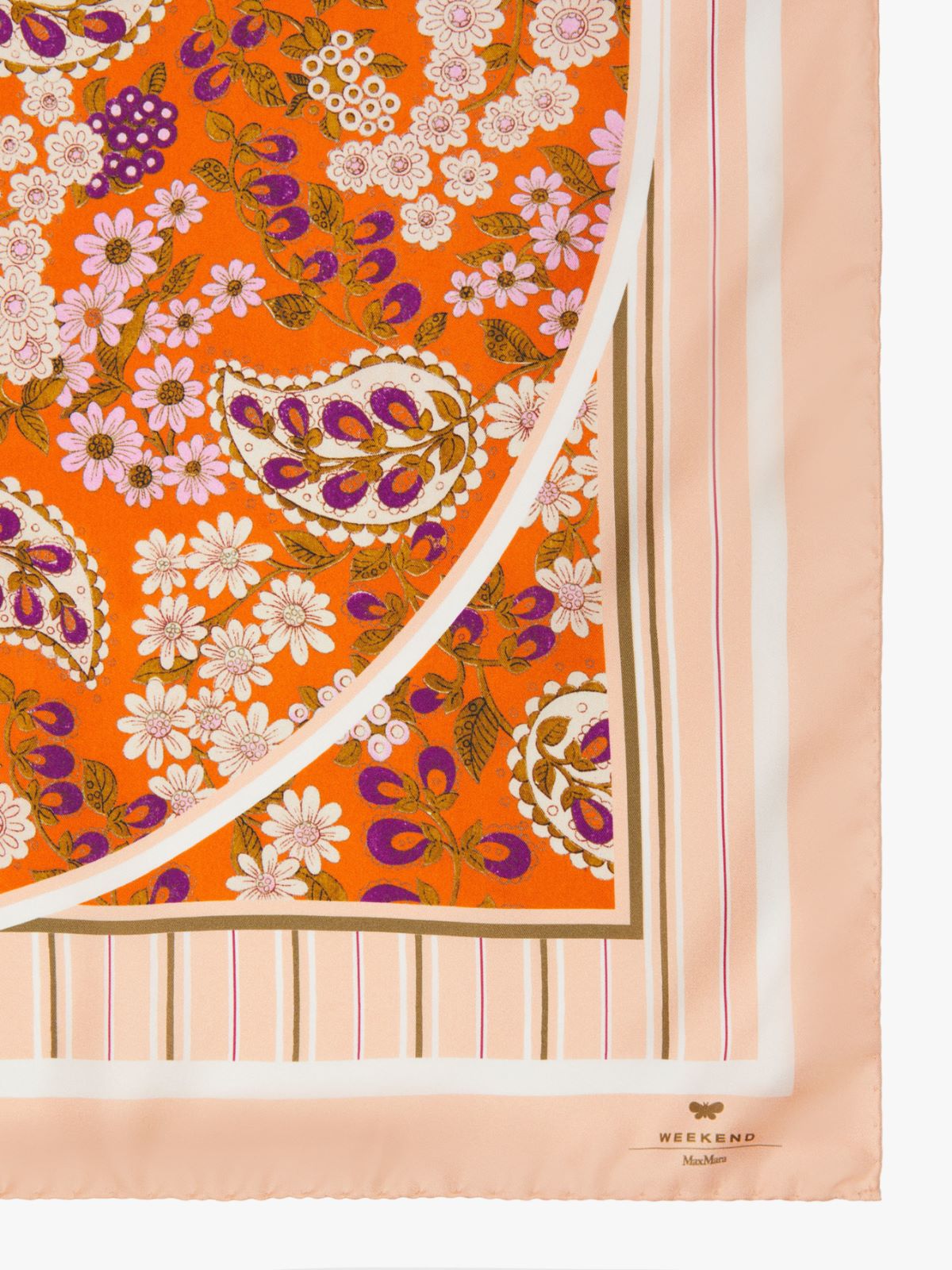 Foulard in twill di seta