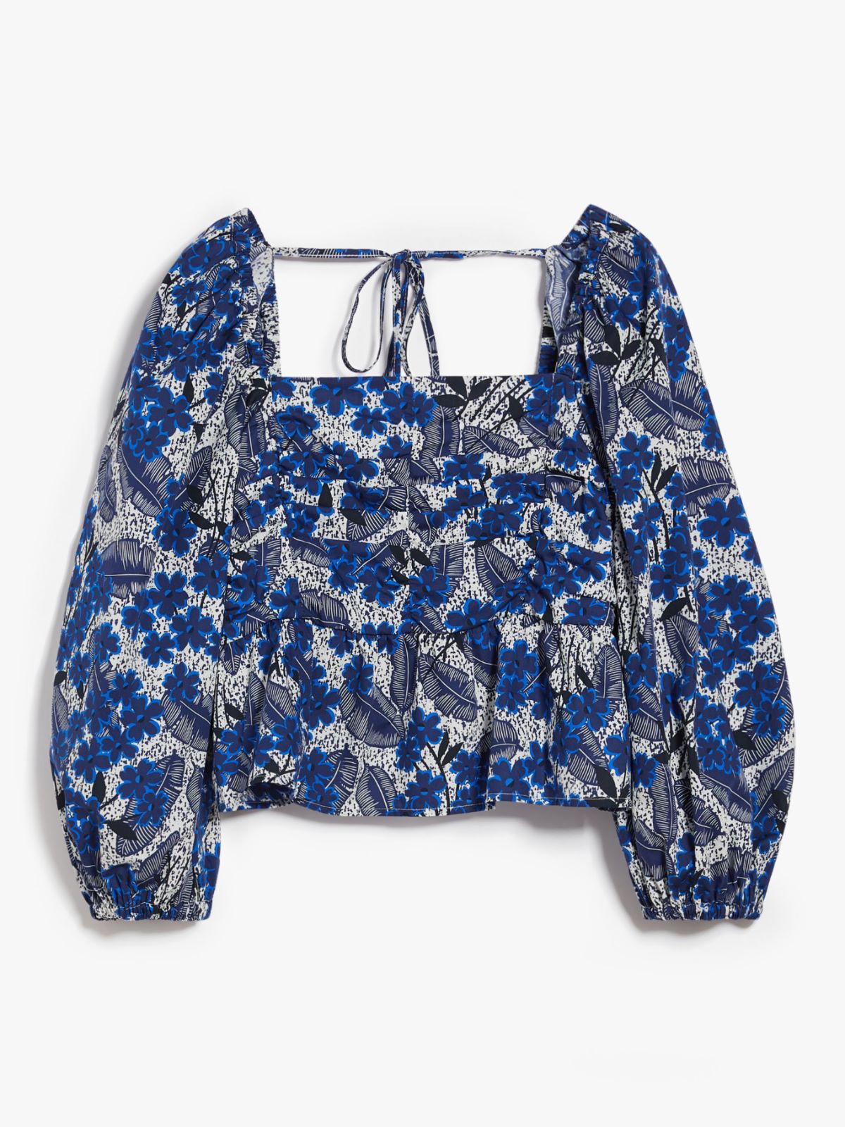 Top in popeline di cotone