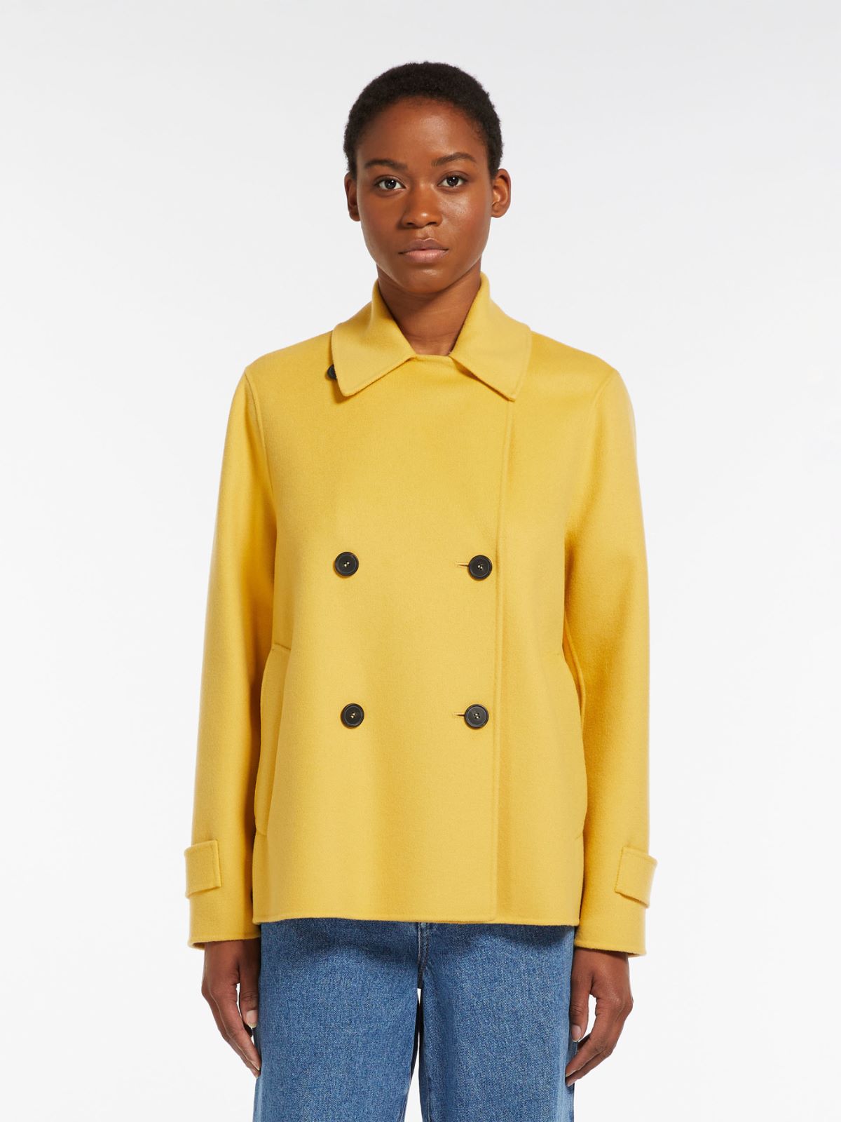 Caban doppiopetto in lana