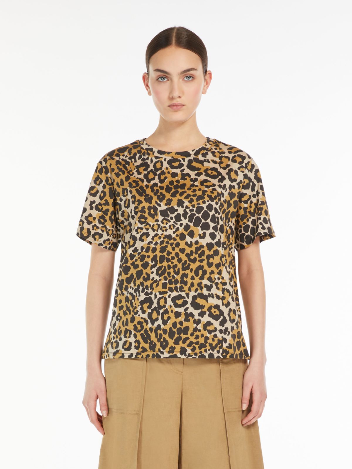 T-shirt in jersey di cotone organico