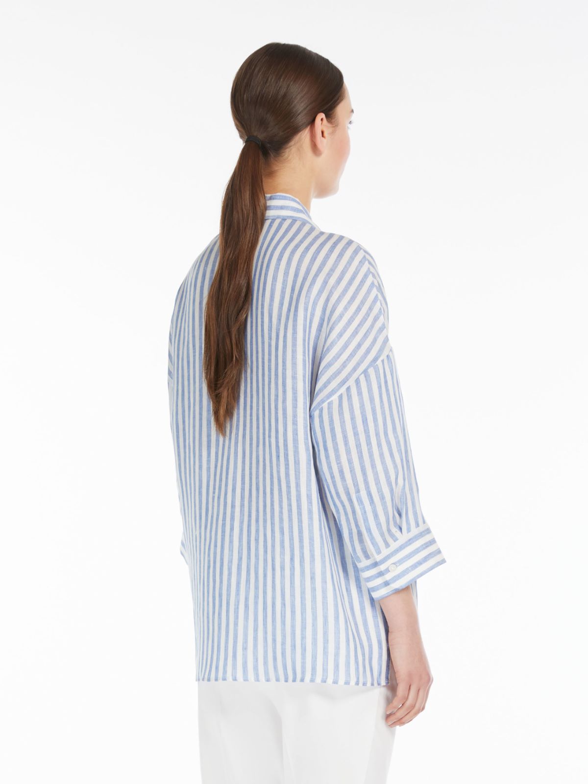 Camicia in tela di lino