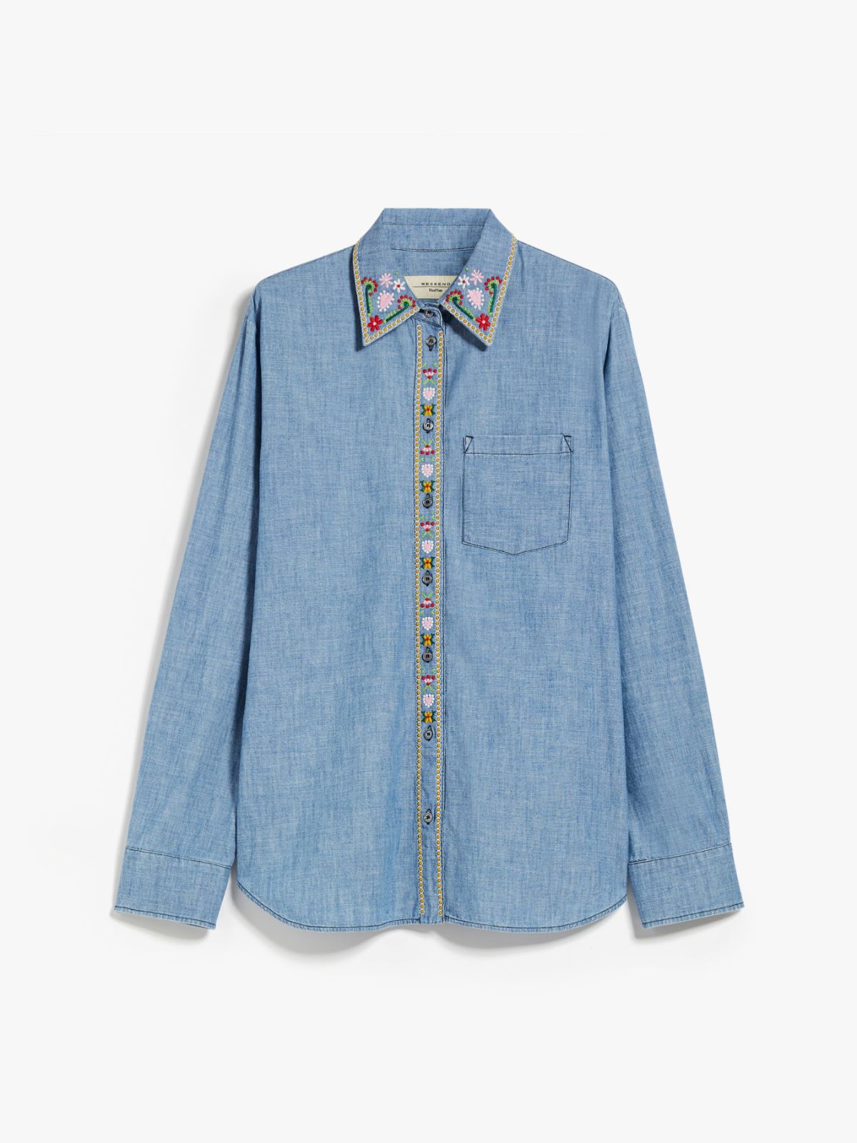 Camicia in chambray di cotone