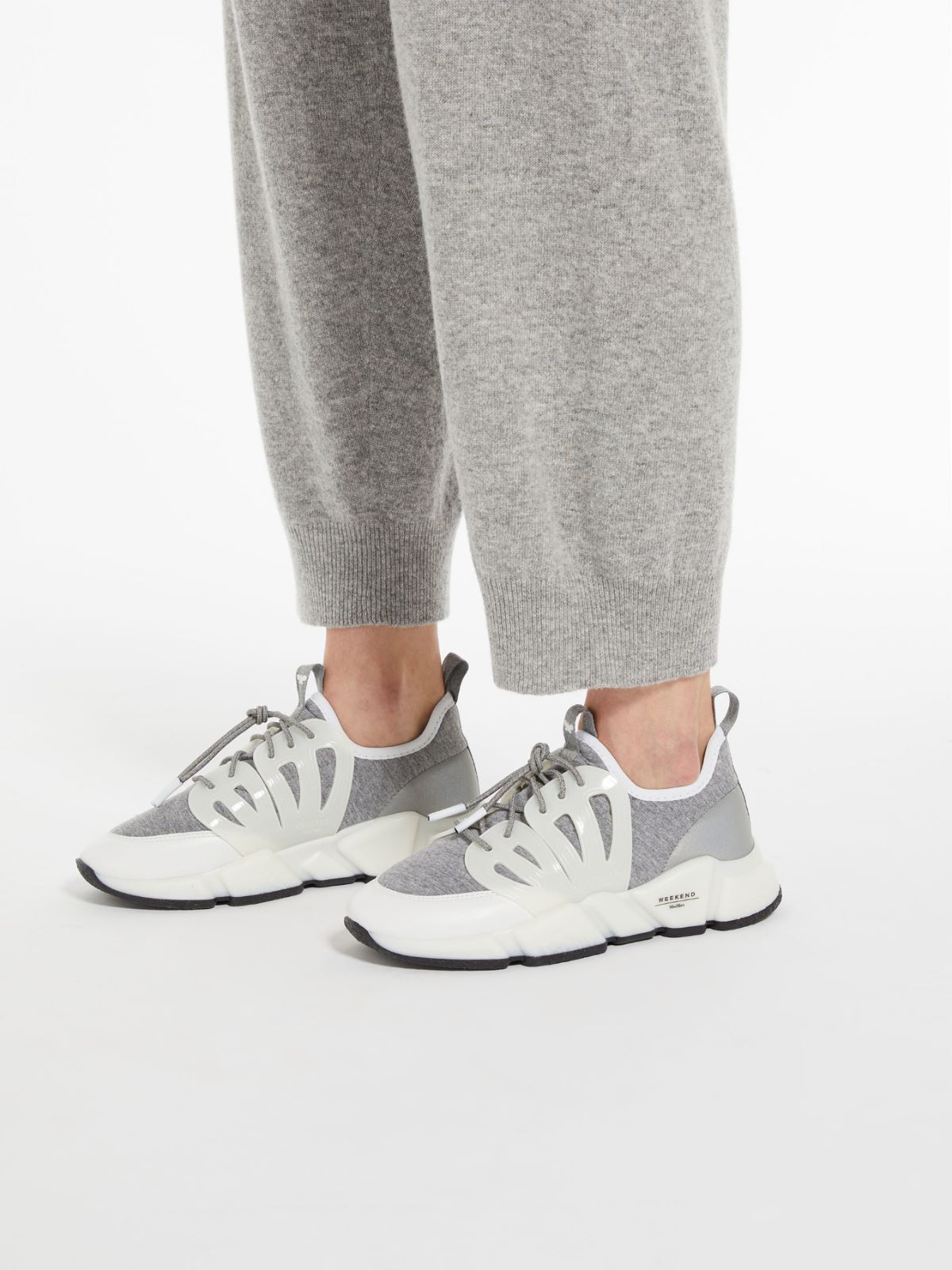 Sneaker slip on in jersey stretch