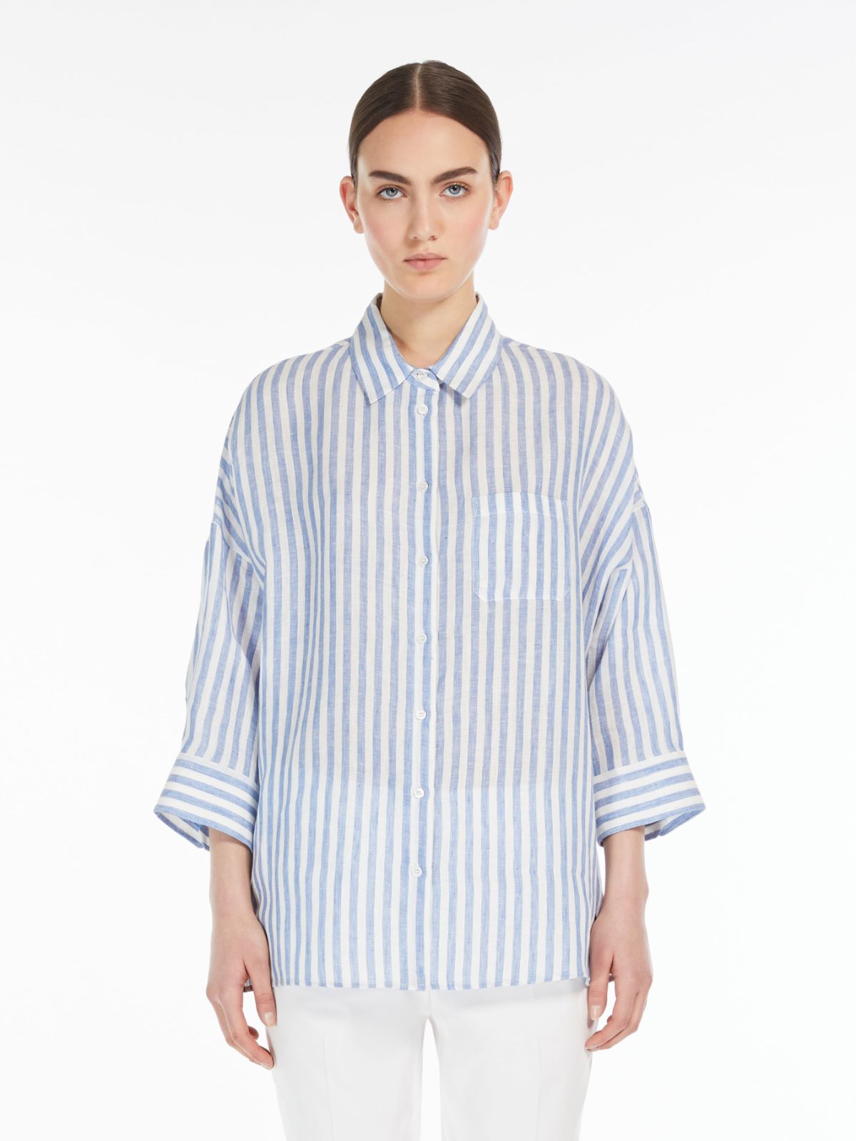 Camicia in tela di lino