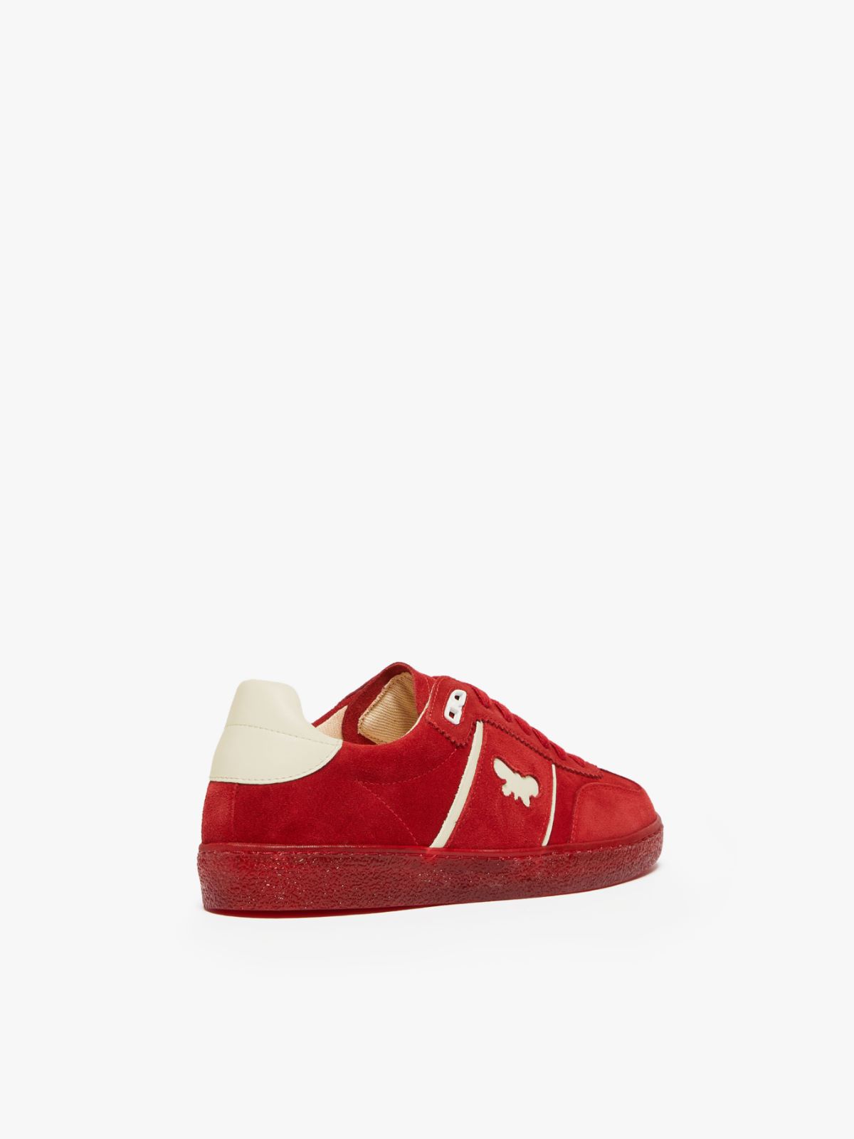 Sneaker low top in pelle
