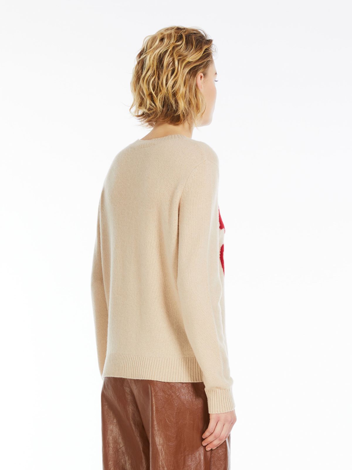 Maglia girocollo in cachemire