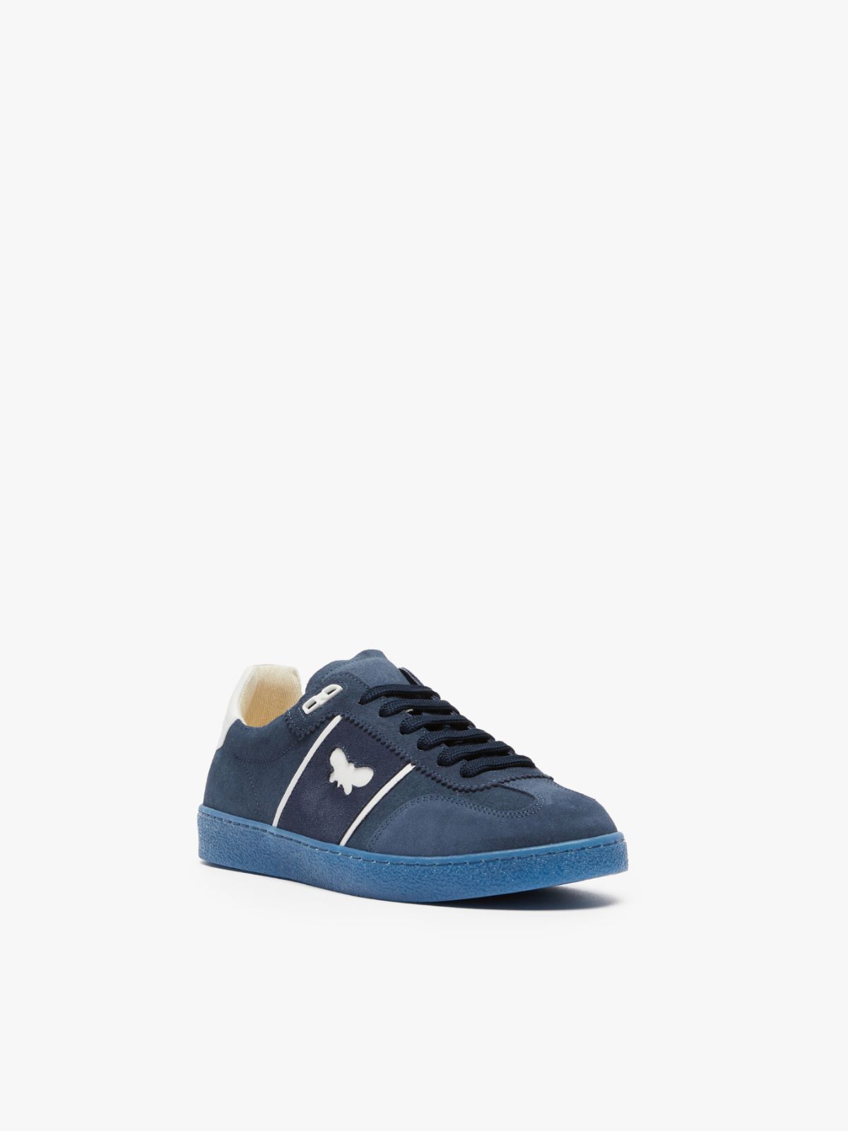 Sneaker low top in pelle