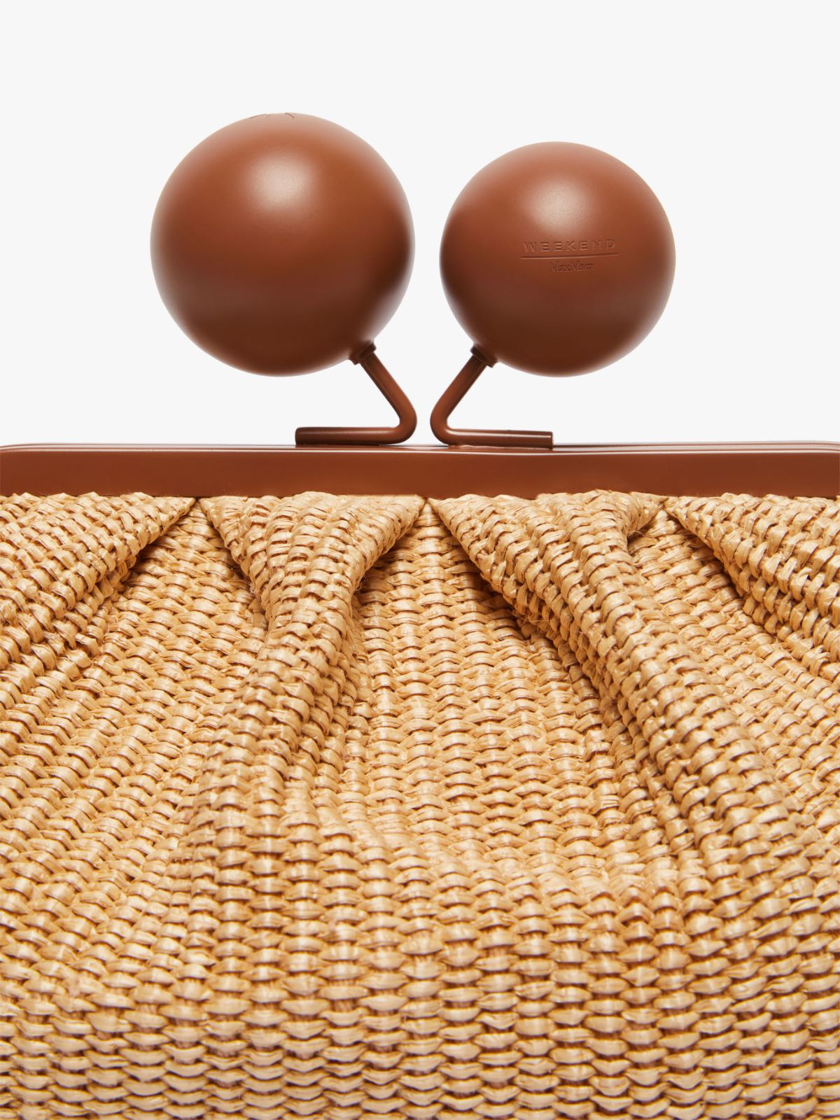 Pasticcino Bag Large effetto rafia