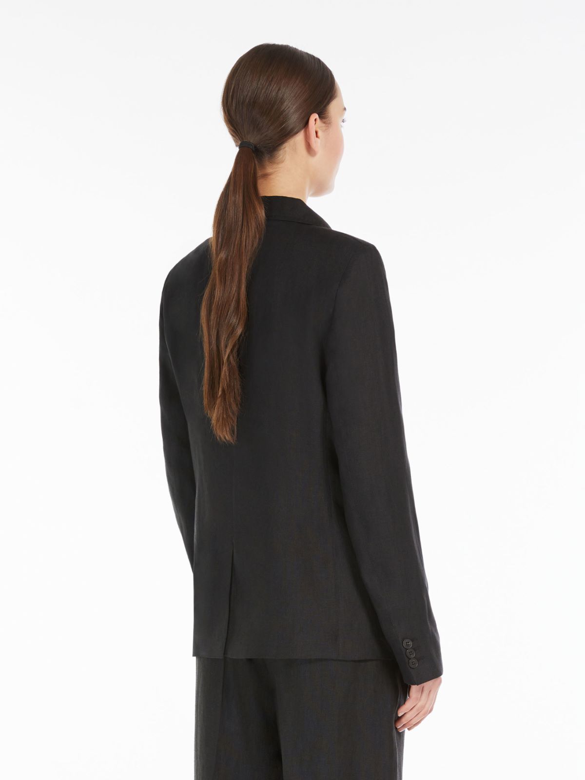 Blazer monopetto in lino