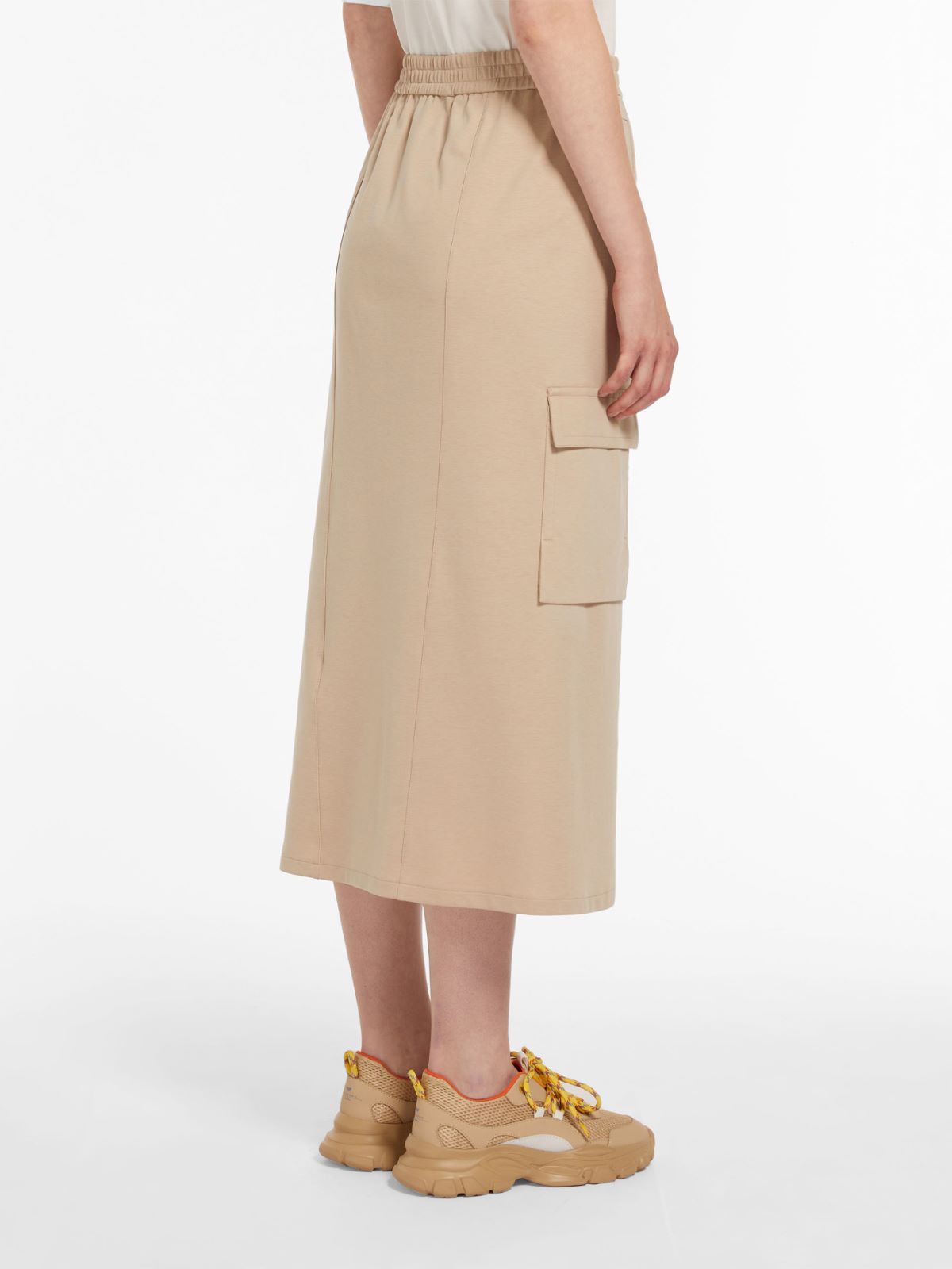 Gonna in jersey con coulisse