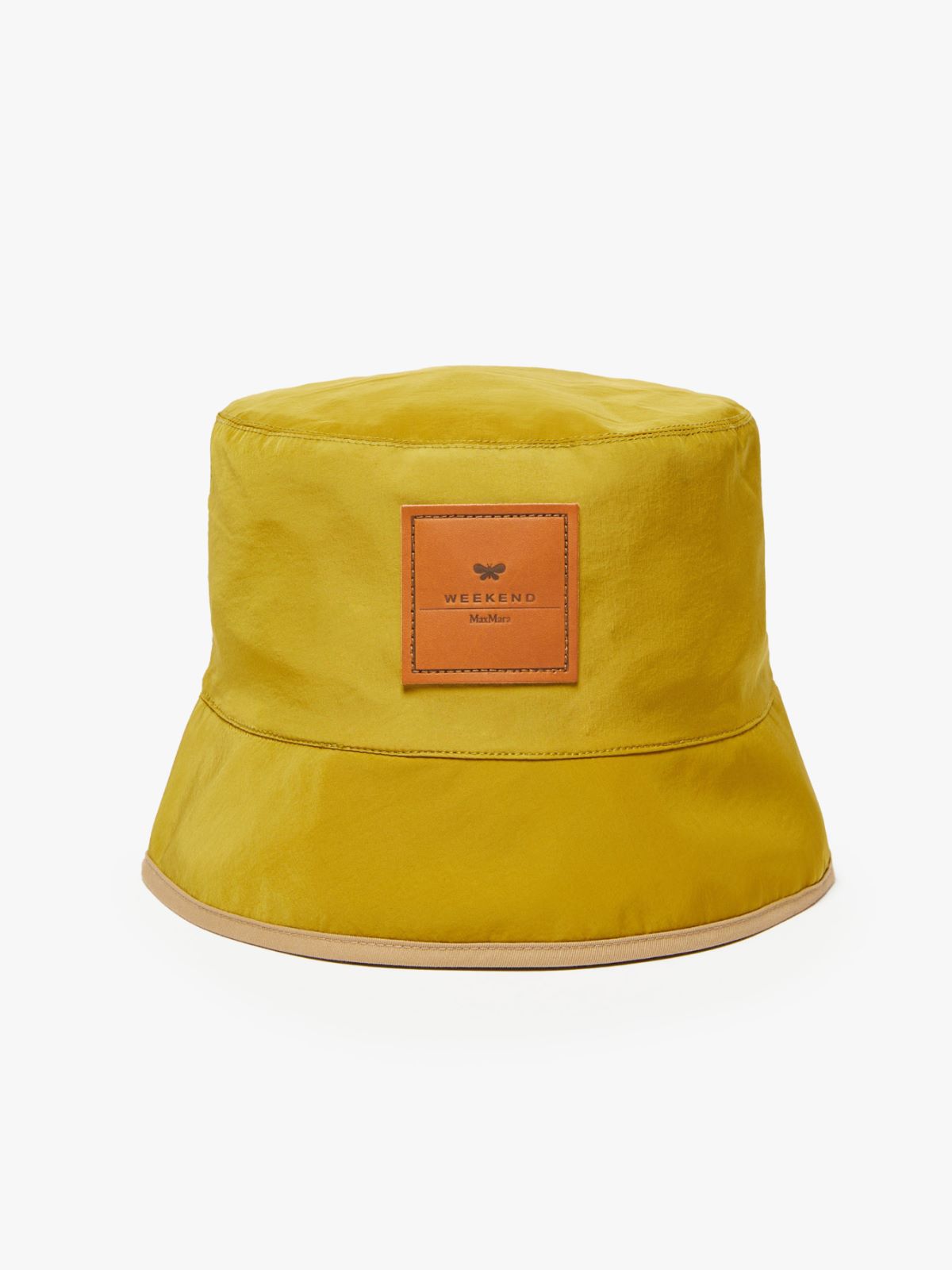 Cappello in nylon e gabardina