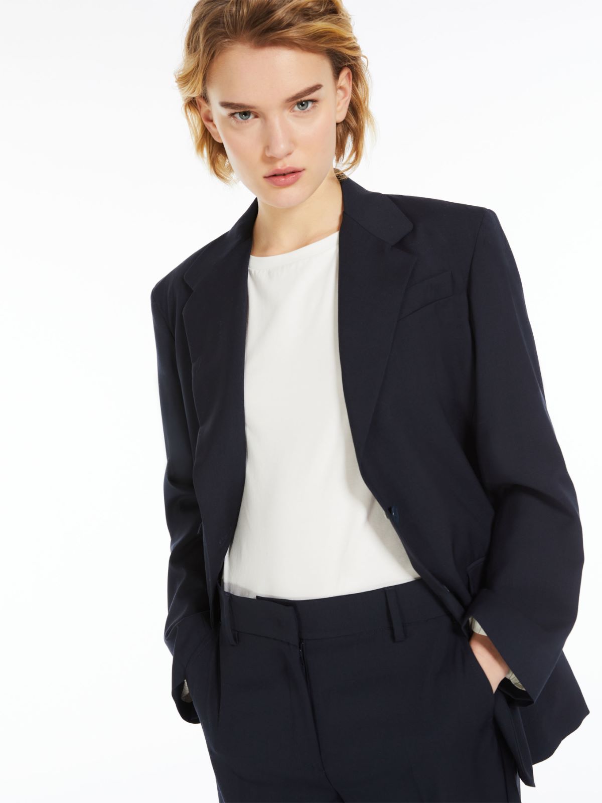 T-shirt dritta in cotone organico