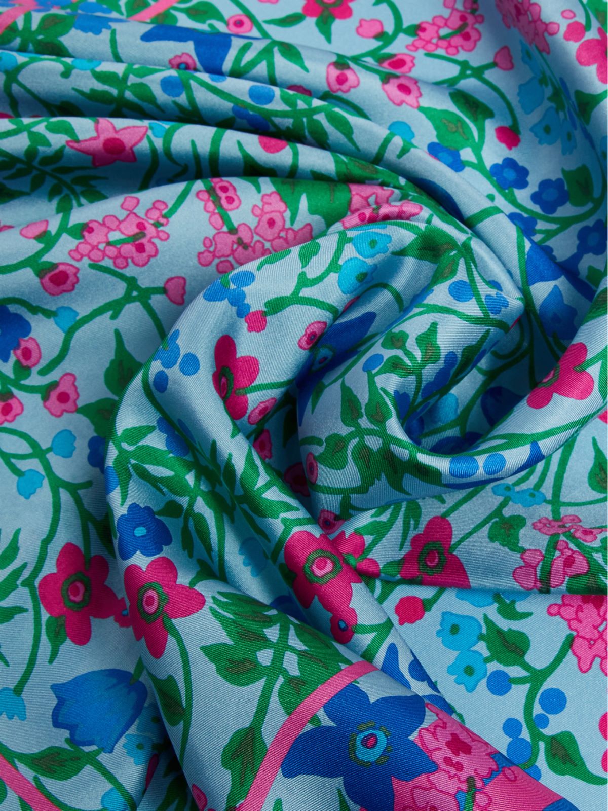 Foulard in twill di seta