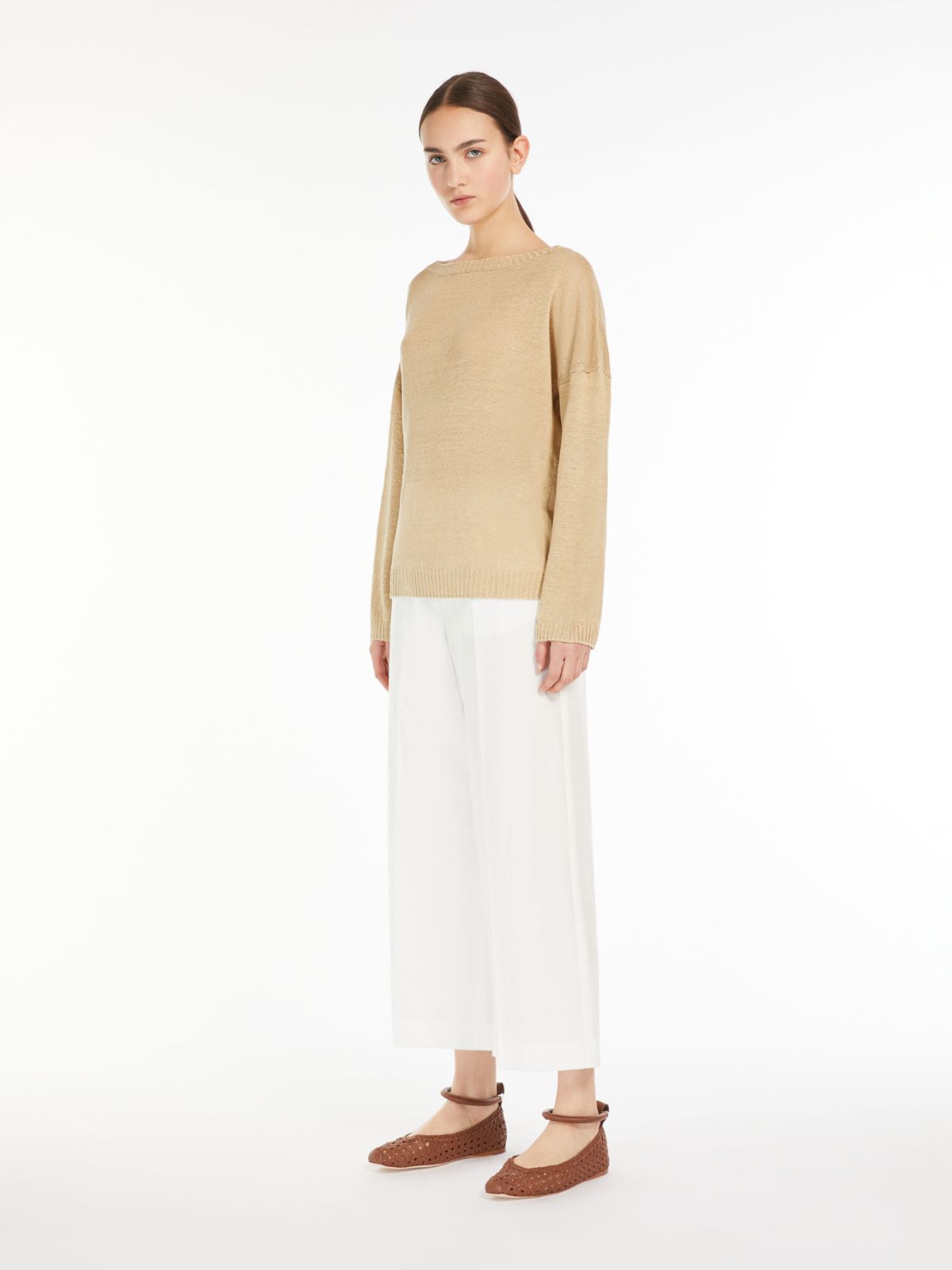 Maglia in filato di lino