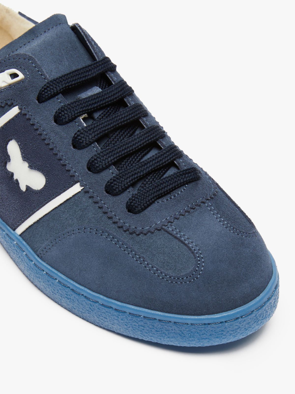 Sneaker low top in pelle