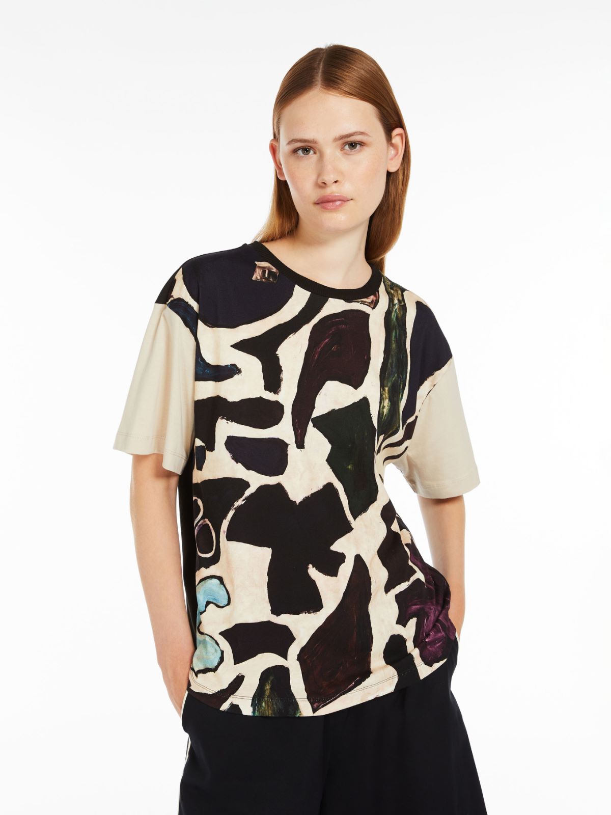 T-shirt in jersey di cotone