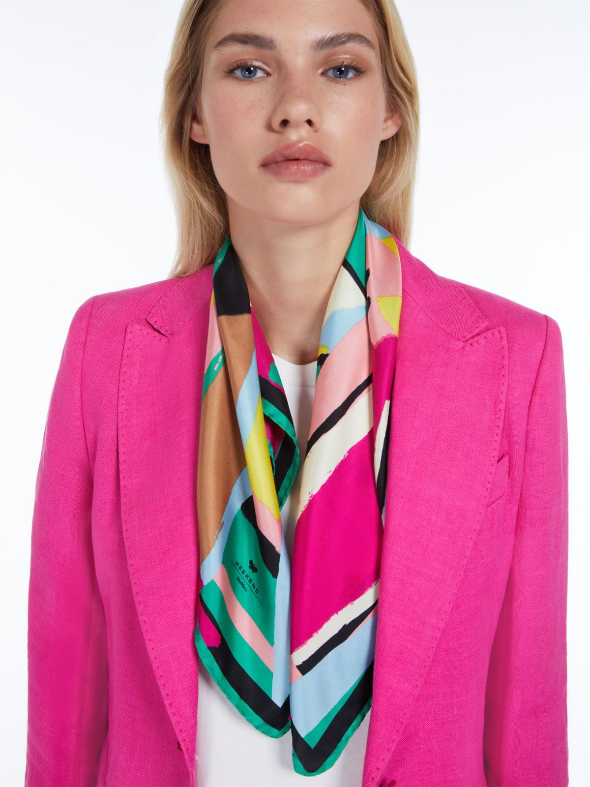 Foulard in twill di seta