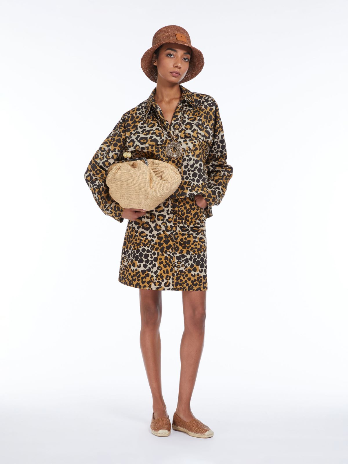 Pasticcino Bag Large effetto rafia