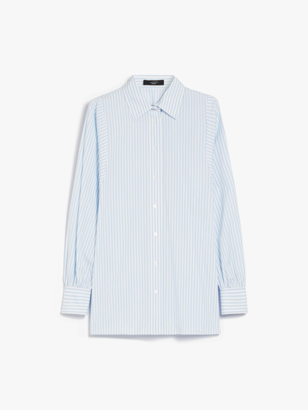 Camicia in cotone a righe