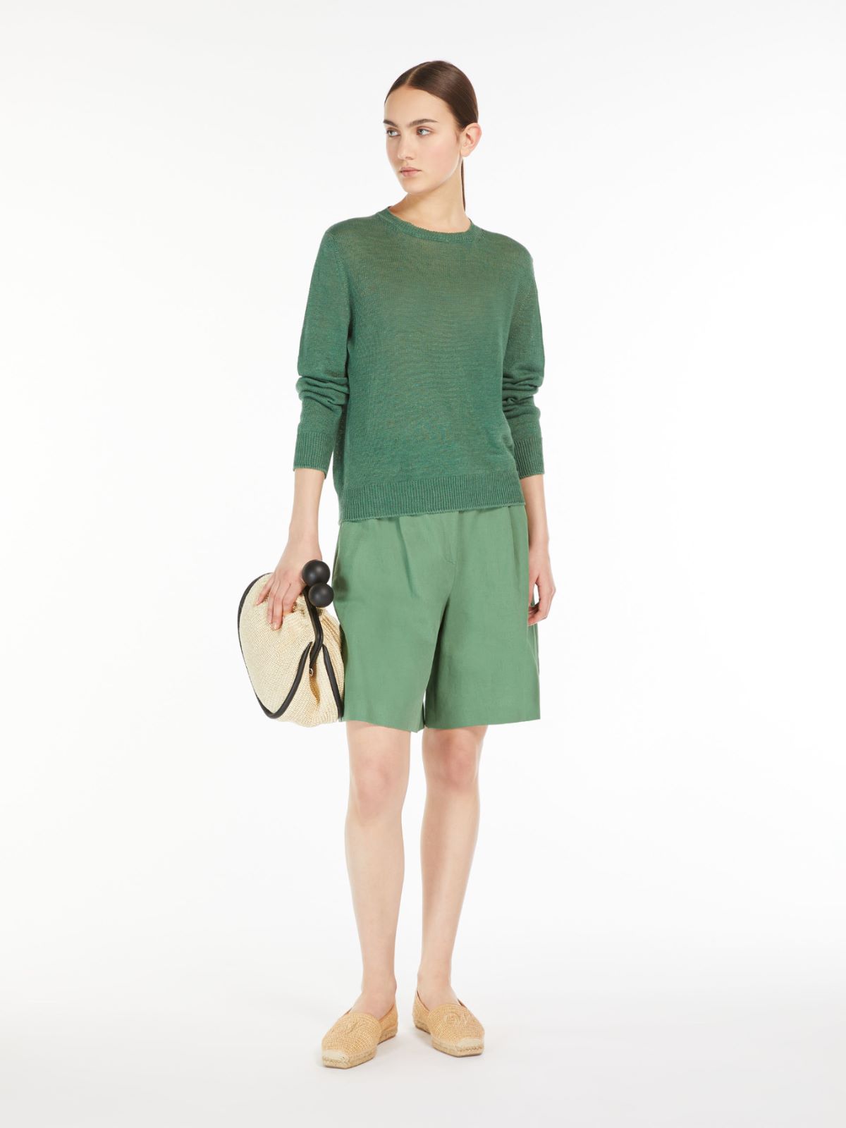 Maglia in filato di lino