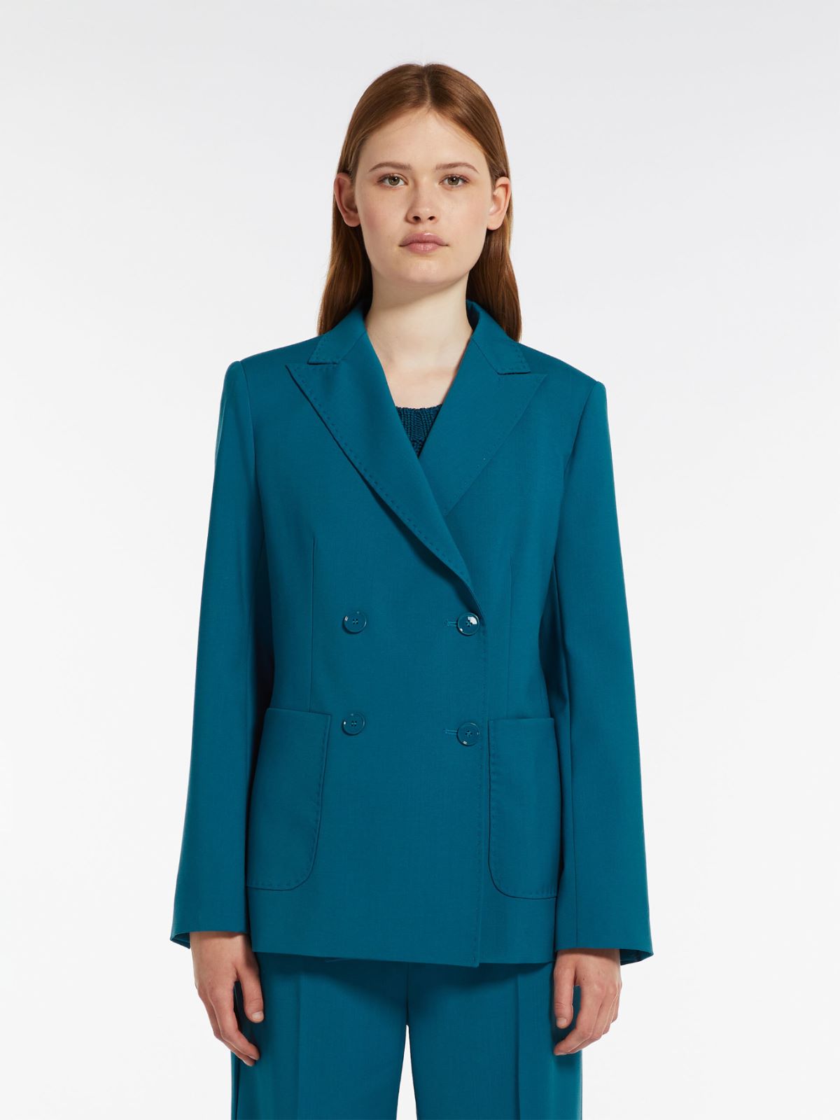 Blazer sartoriale in tela di lana