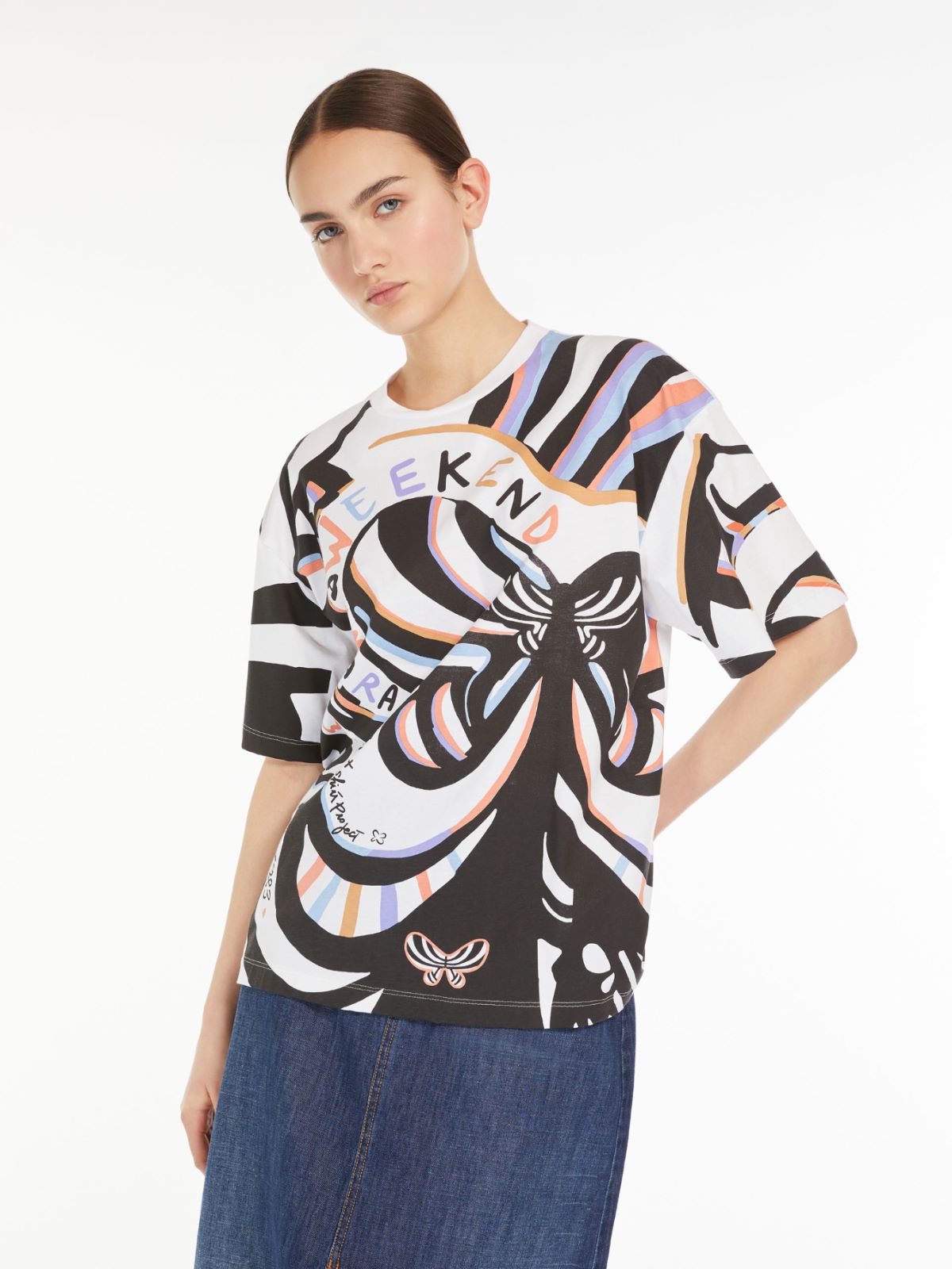 T-shirt in jersey di cotone