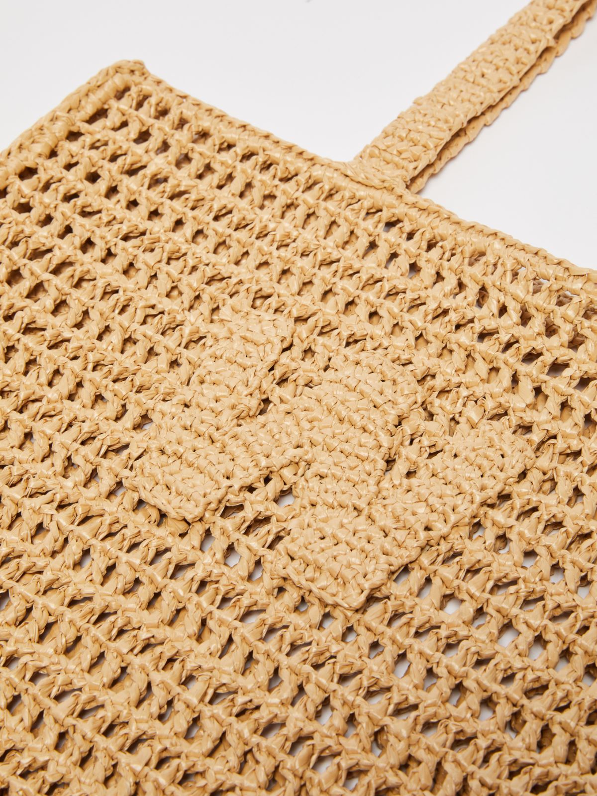 Borsa shopper in macramè